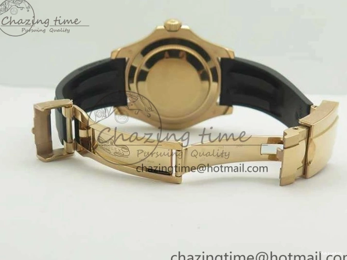 ARF Rubber Yacht-Master 116655 Ceramic 1:1 SH3135 On Edition Bezel Strap Oysterflex Best 0520